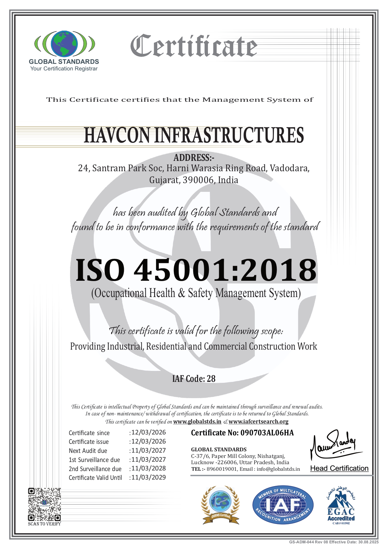 ISO 45001:2018